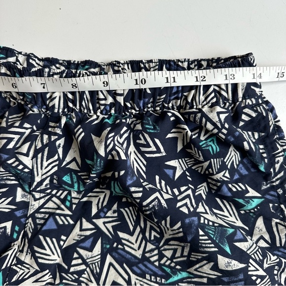Patagonia W’s Barely Baggies Shorts 2 1/2 Quiver & Quill Navy Blue Pattern Large - Picture 7 of 9